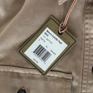 Filson Women’s Twill Shirt Jacket - Dark Tan
